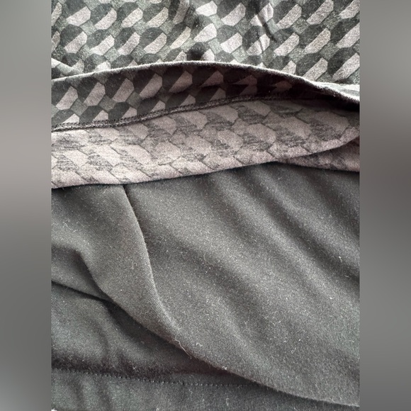 Boden Black Cowl Neck Geometric Cotton Lined Summer Midi Dress Size 6 - Picture 4 of 9